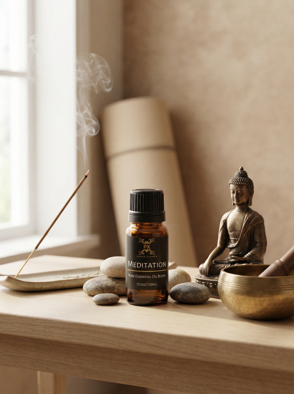 Meditation Essential Oil Blend – Sacred Grounding & Spiritual Clarity