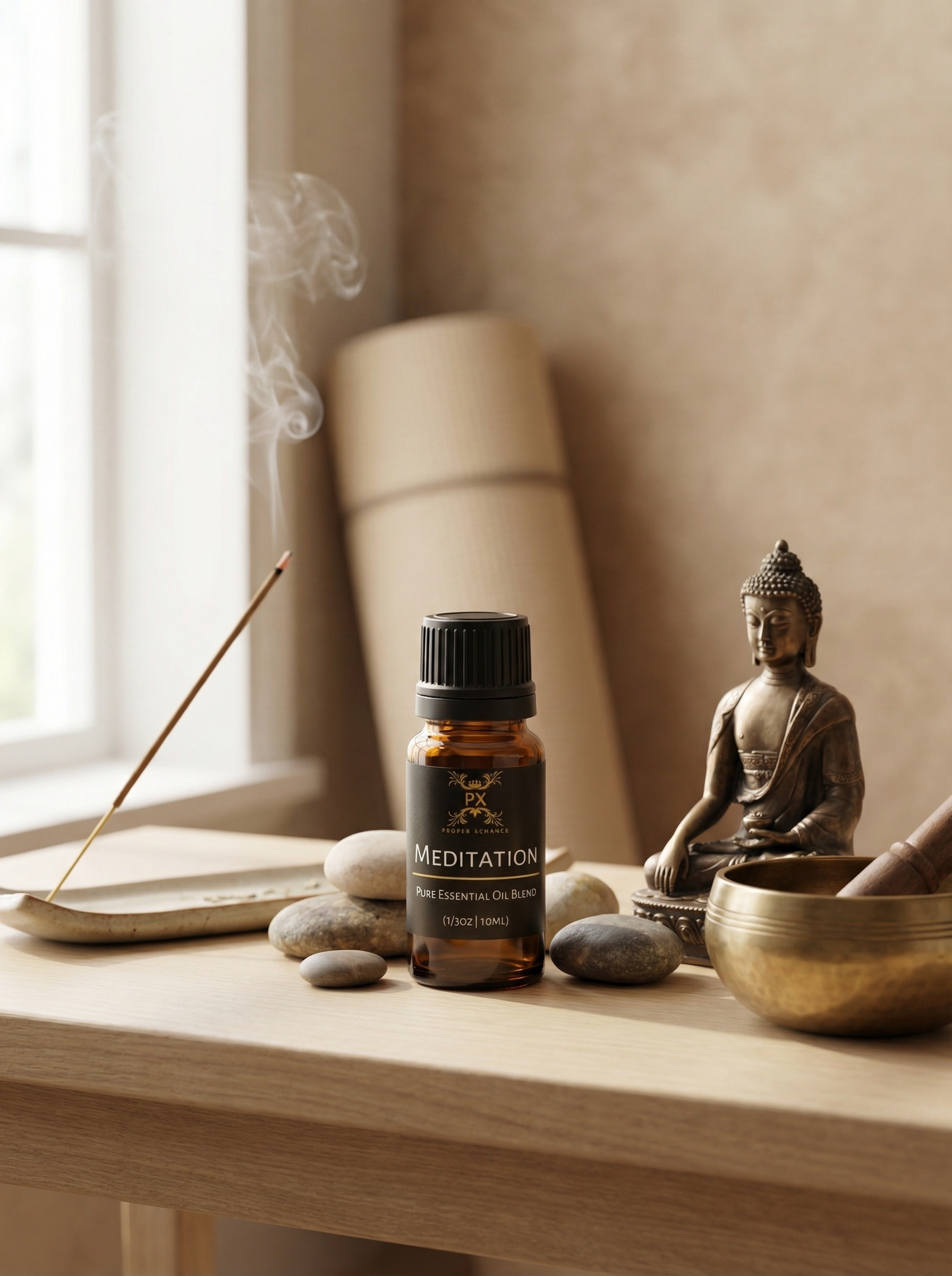Meditation Essential Oil Blend – Sacred Grounding & Spiritual Clarity