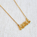 Balloon Letter Zodiac Necklace