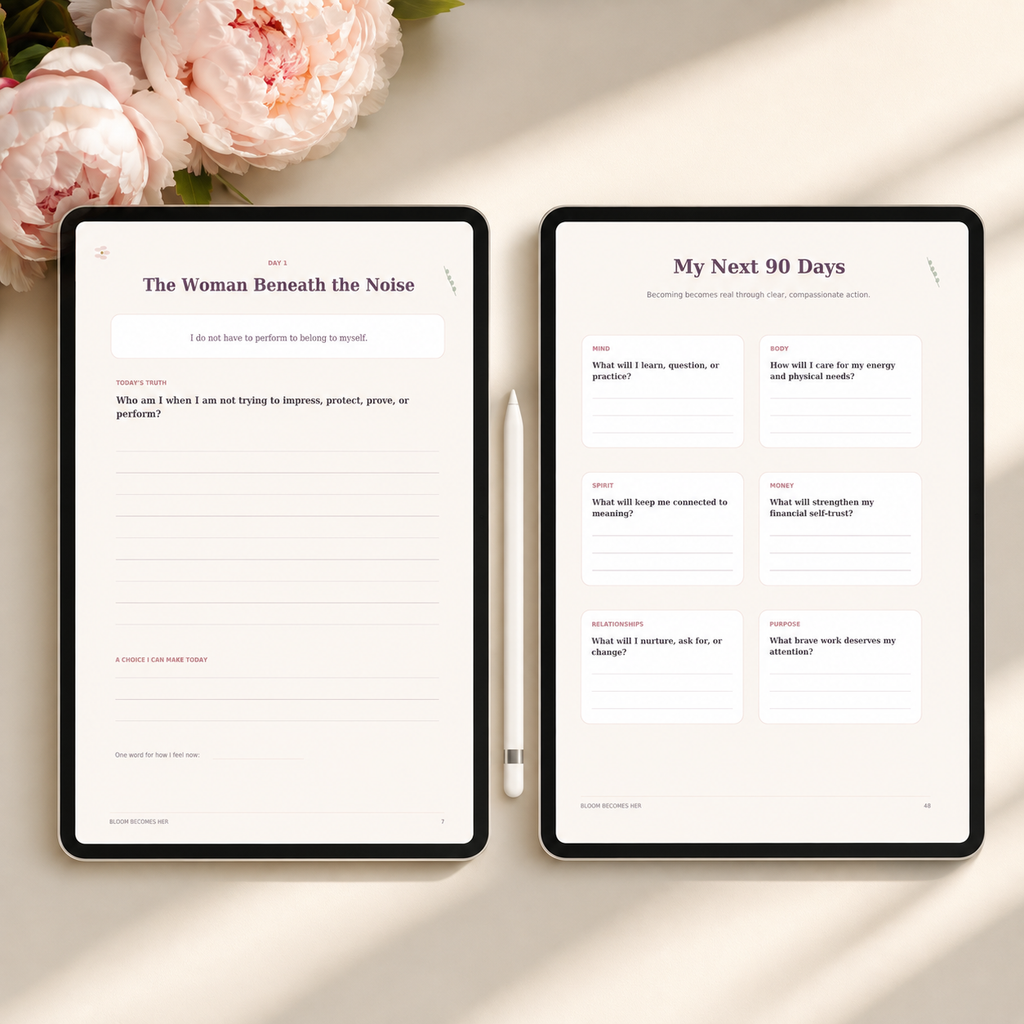 Becoming Her: A 30-Day Guided Digital Journal
