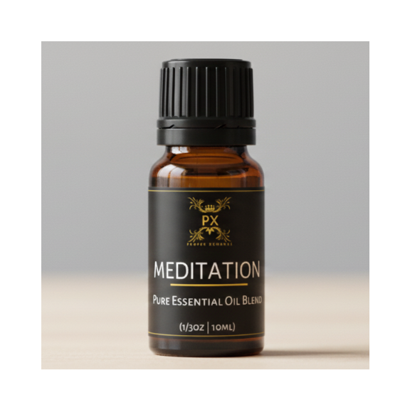 Meditation Essential Oil Blend – Sacred Grounding & Spiritual Clarity