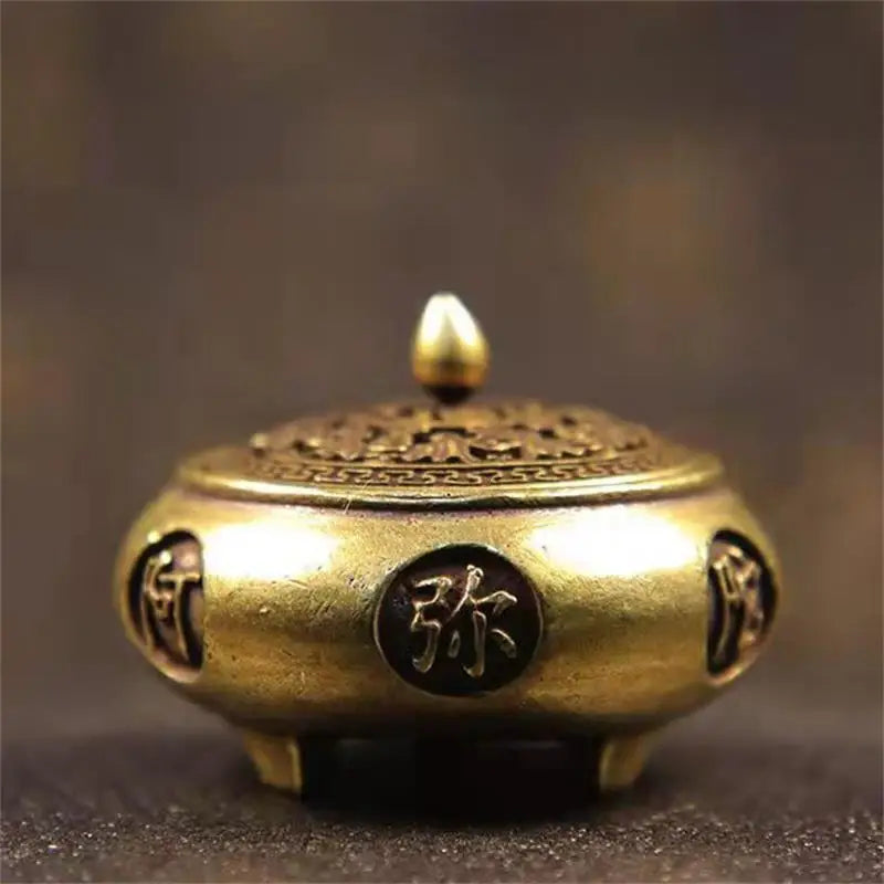 Celestial Zodiac Brass Incense Burner