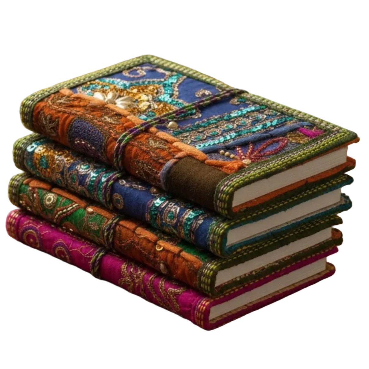 Handcrafted Recycled Sari Journal
