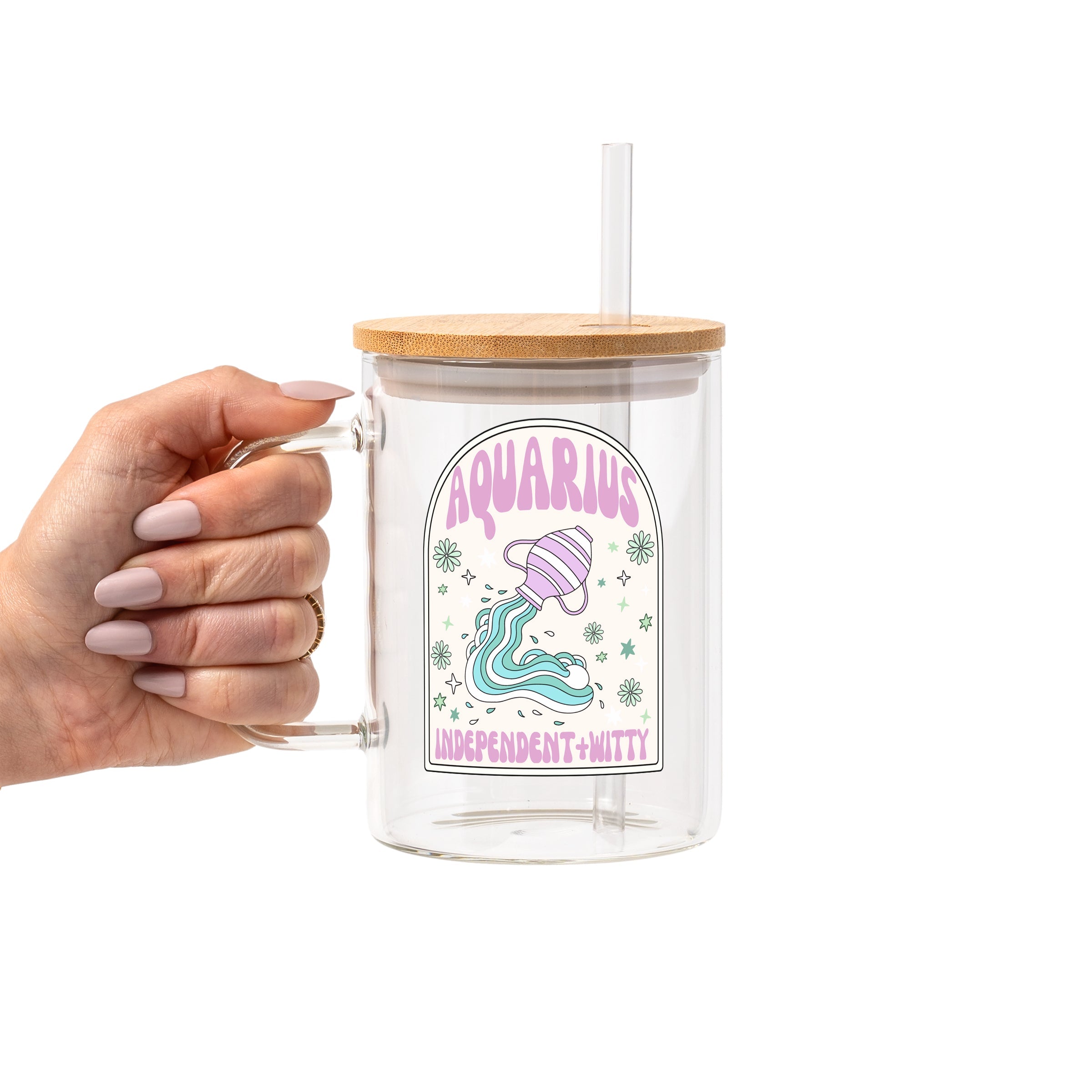 Zodiac Glass Cups & Tumblers