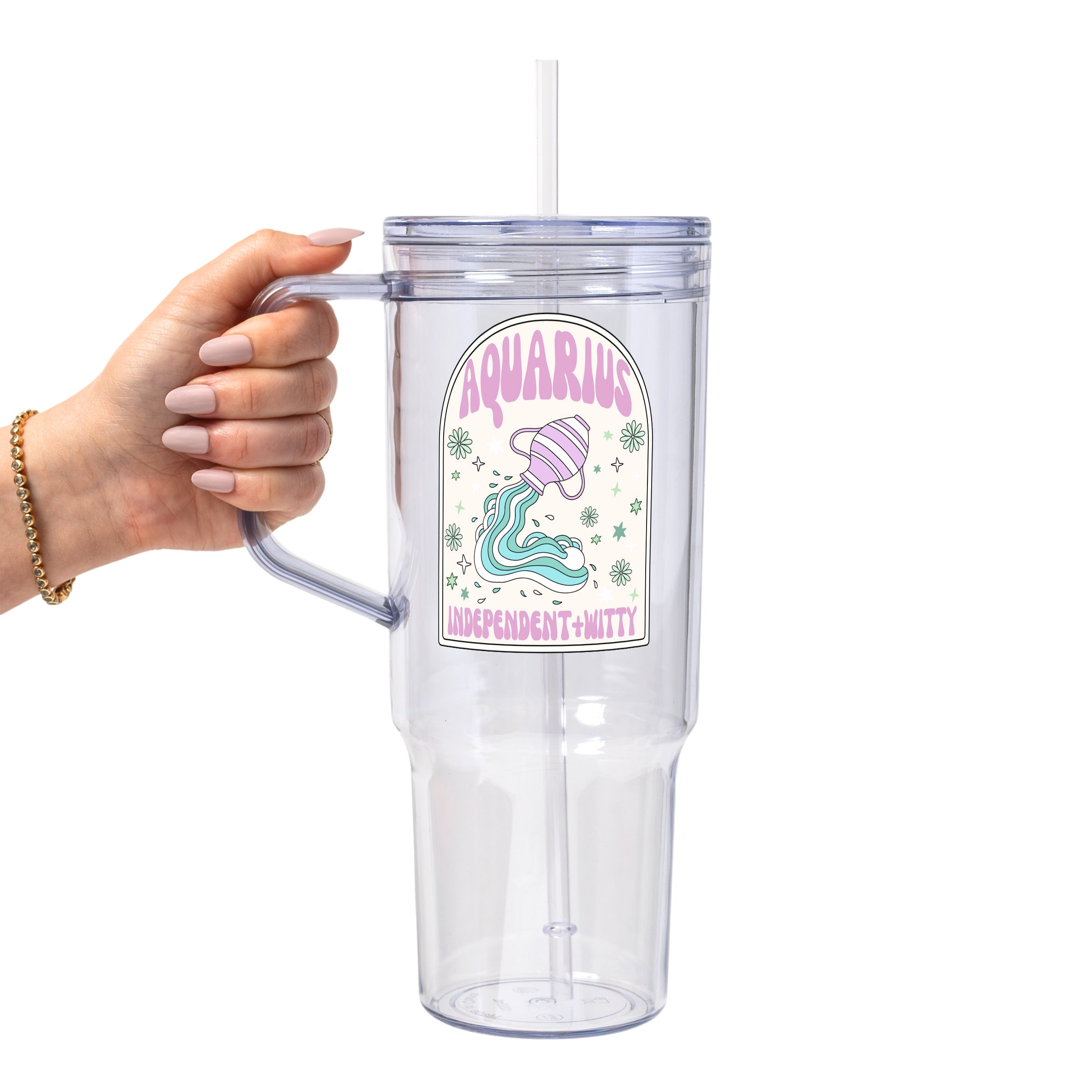 Zodiac Glass Cups & Tumblers