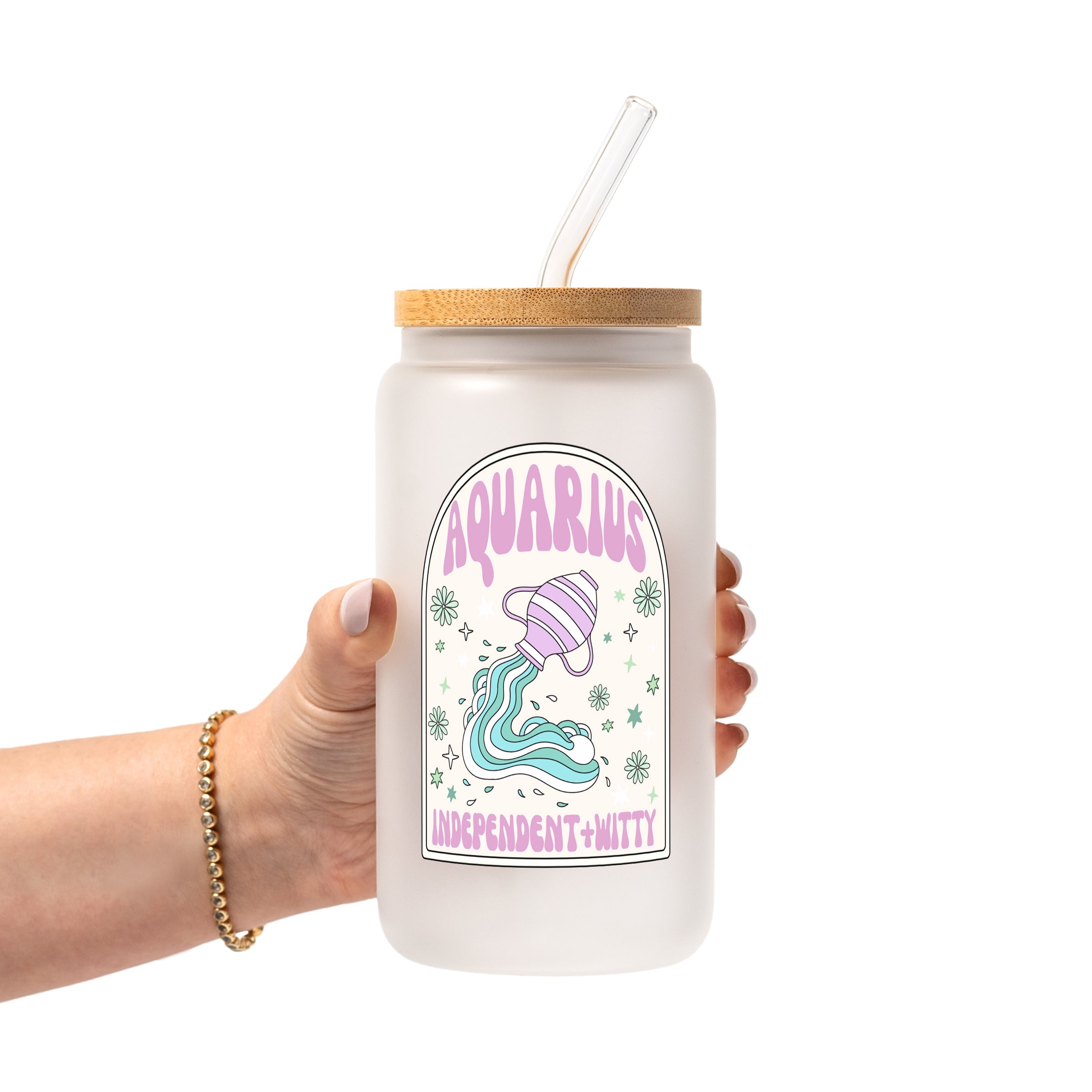 Zodiac Glass Cups & Tumblers