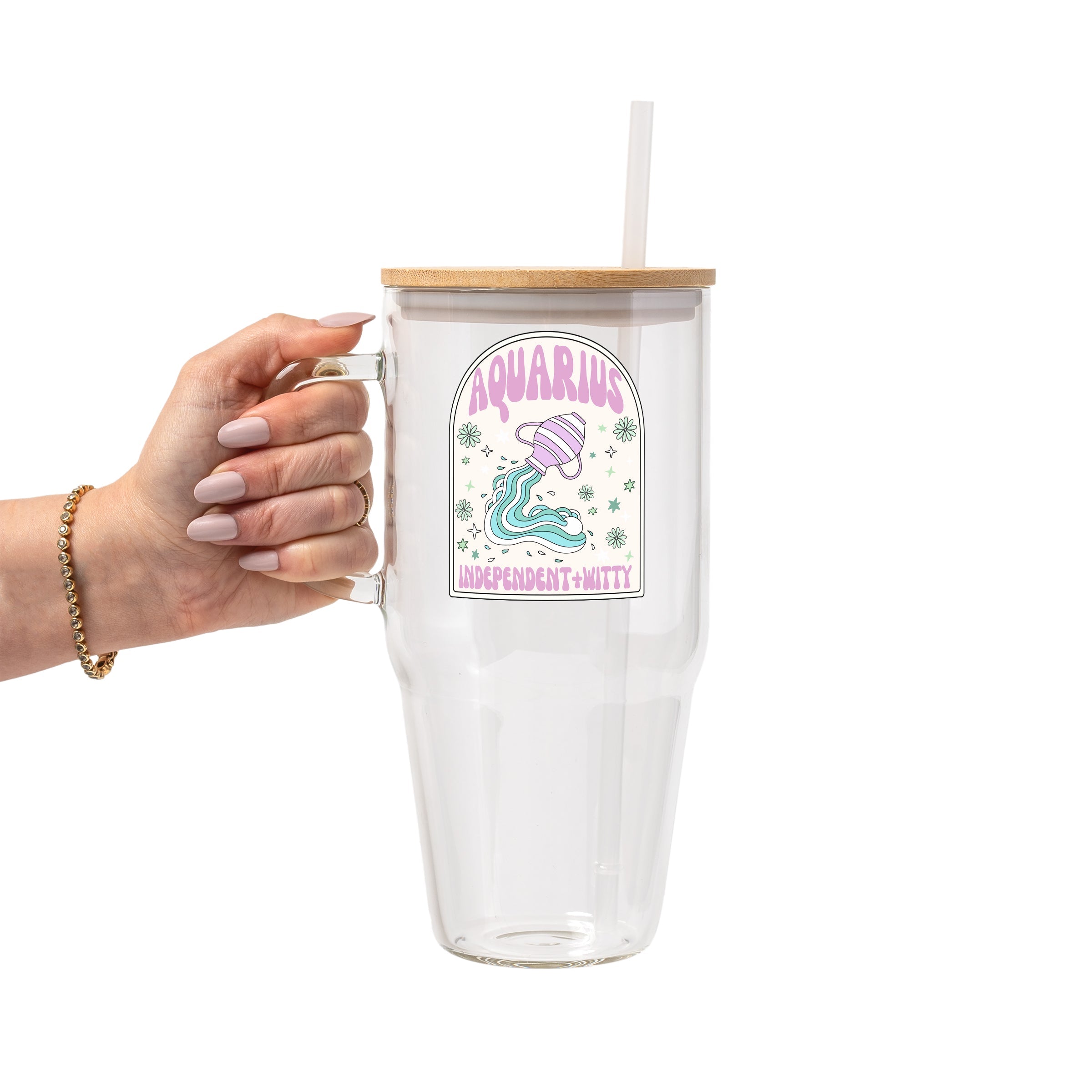 Zodiac Glass Cups & Tumblers