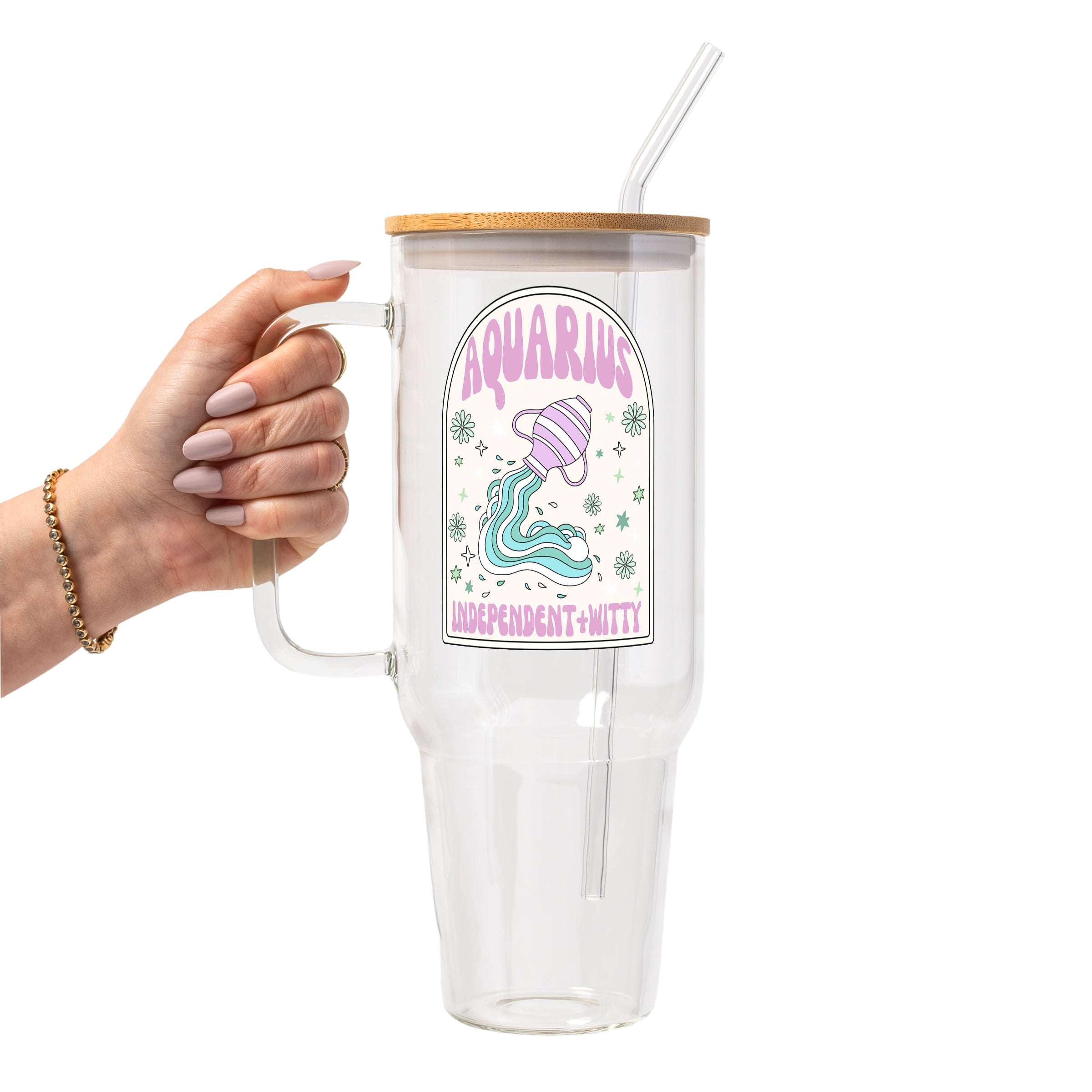 Zodiac Glass Cups & Tumblers