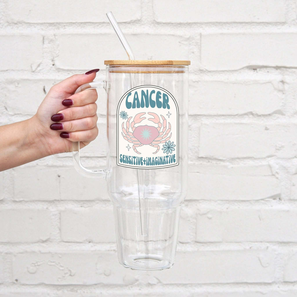 Zodiac Glass Cups & Tumblers