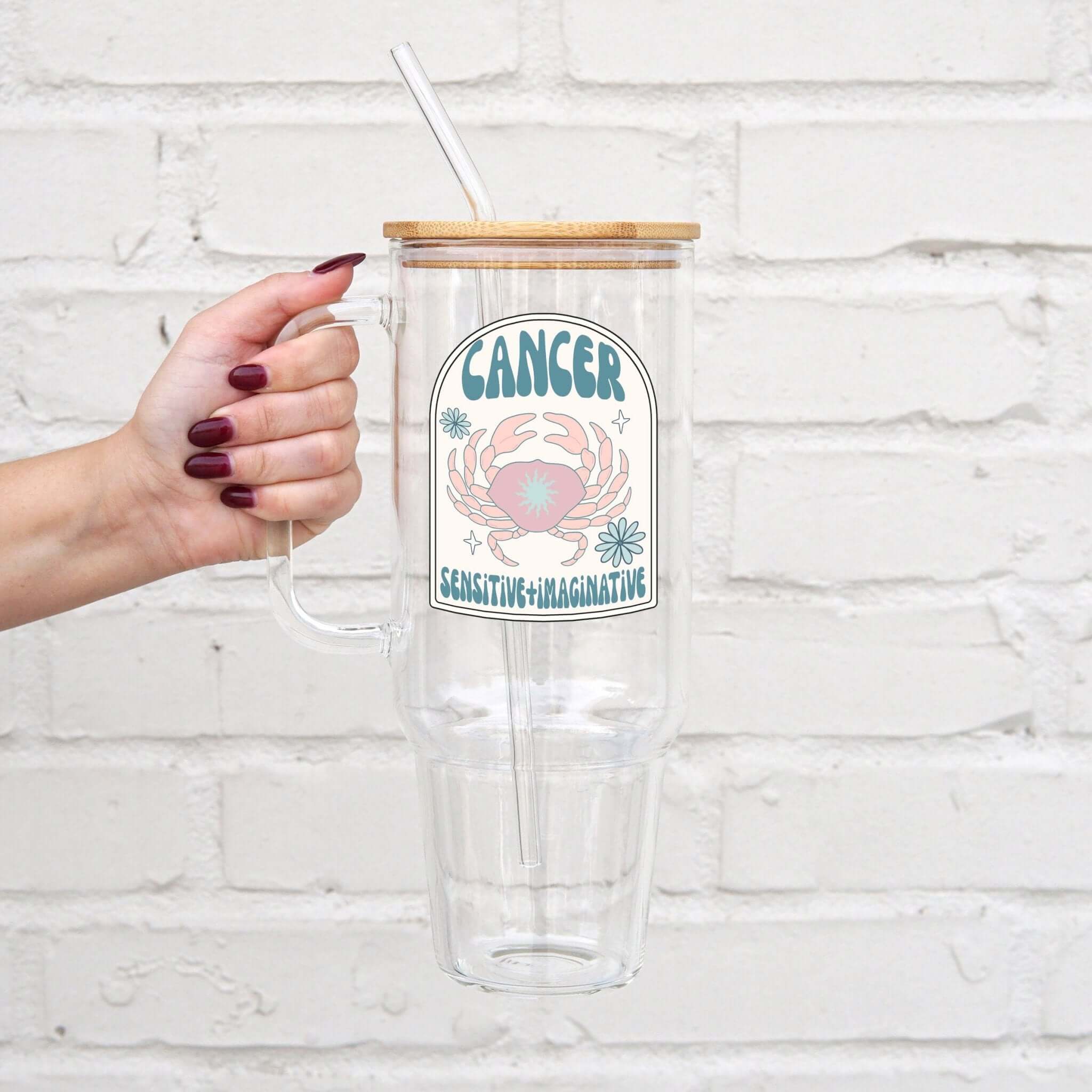 Zodiac Glass Cups & Tumblers