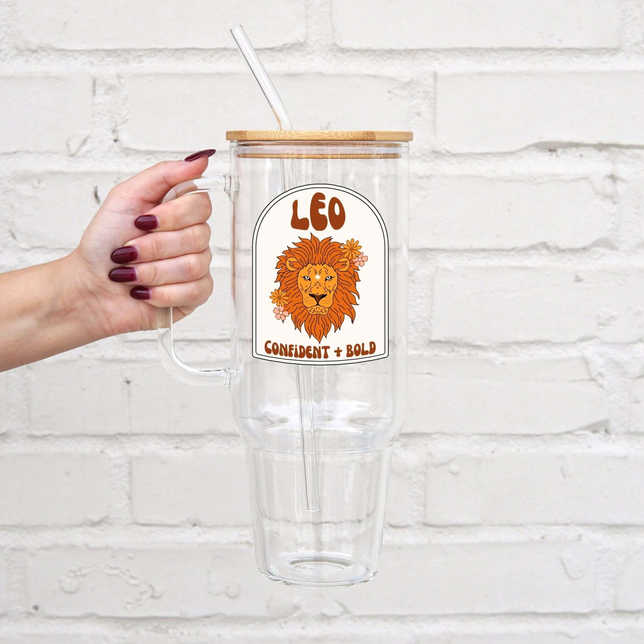 Zodiac Glass Cups & Tumblers