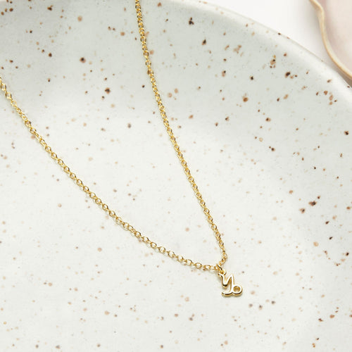 Celestial Capricorn Zodiac Necklace