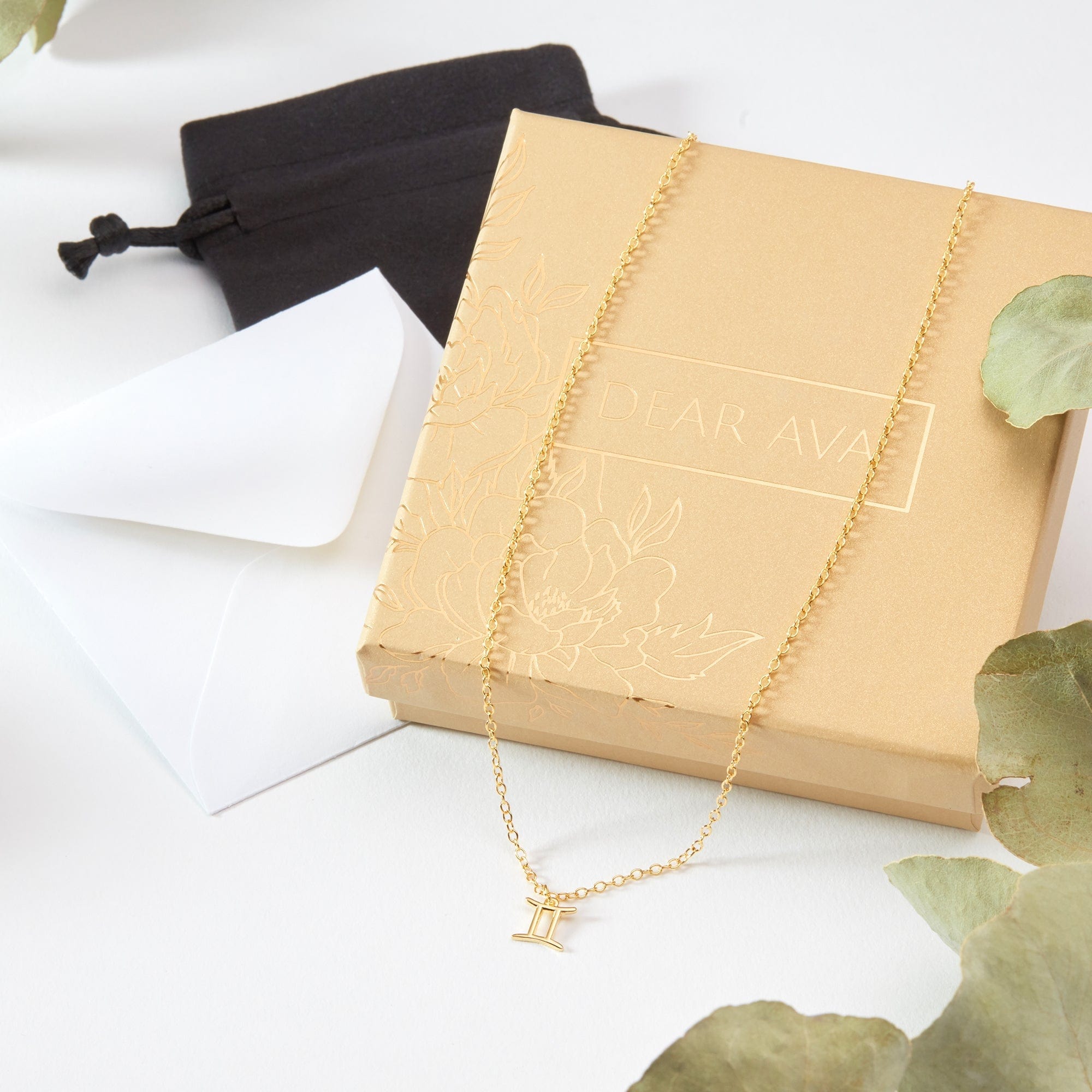 Celestial Gemini Zodiac Necklace